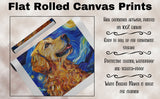 Biewer Terrier Dog Canvas with Pumpkin Dog Art for Seasonal Pet Friendly Thanksgiving Décor for Kids Room  on Ready to Hang 1.5" Thick Canvas Wrap, Floating Framed Canvas, Flat Rolled Canvas