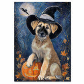 Anatolian Shepherd Dog Wall Art for Pet Mom's Farmhouse Falls Decorations Gift for Autumn Halloween Artwork on Ready to Hang 1.5" Thick Canvas Wrap, Floating Framed Canvas, Flat Rolled Canvas