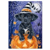 Fall Decorations Art for Home Vintage Fall Cane Corso Dog Decor Autumn Thanksgiving Canvas for Dog Moms on Ready to Hang 1.5" Thick Canvas Wrap, Floating Framed Canvas, Flat Rolled Canvas
