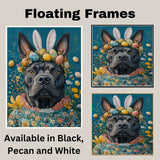 Easter Bliss: Cane Corso Showcasing a Festive Spring Look on Premium Canvas Wrap, Framed Print, or Rolled Artwork